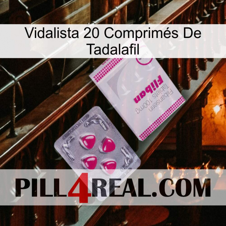 Vidalista 20 Comprimés De Tadalafil 32
